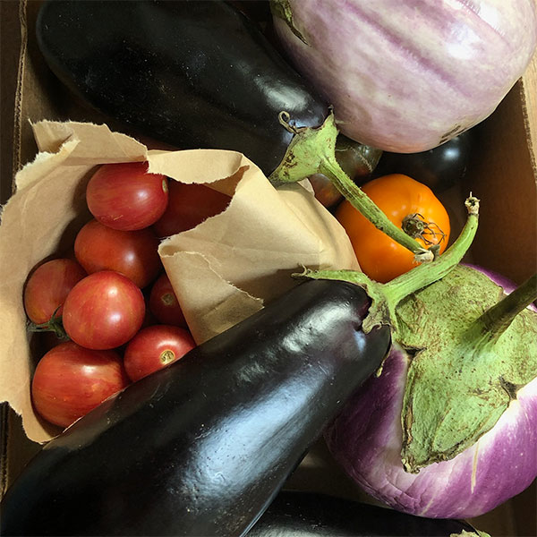 fresh local vegetables