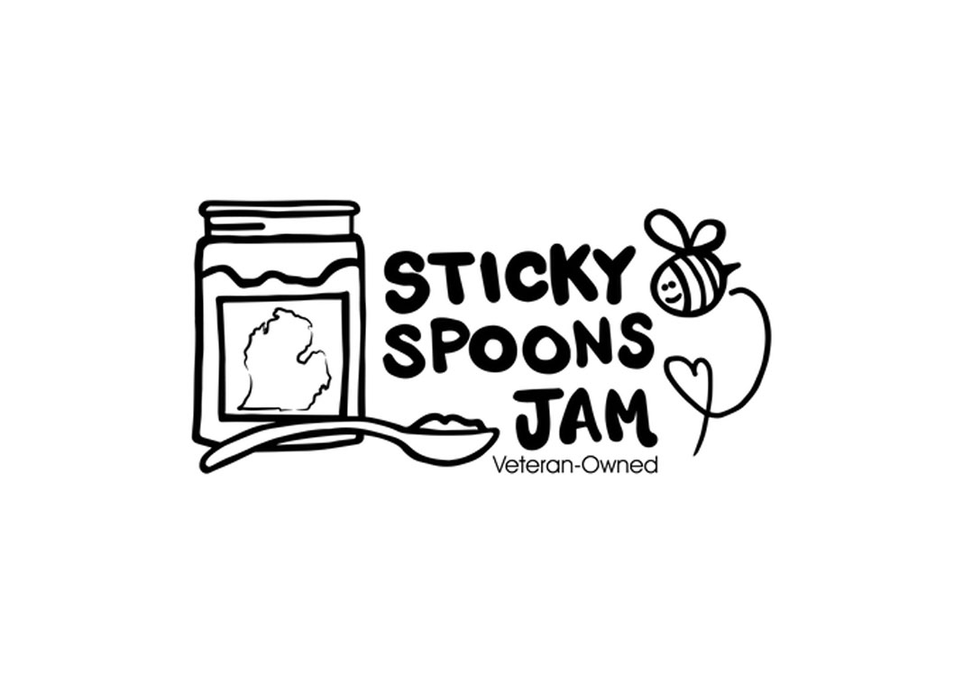 Sticky Spoons Jam Logo
